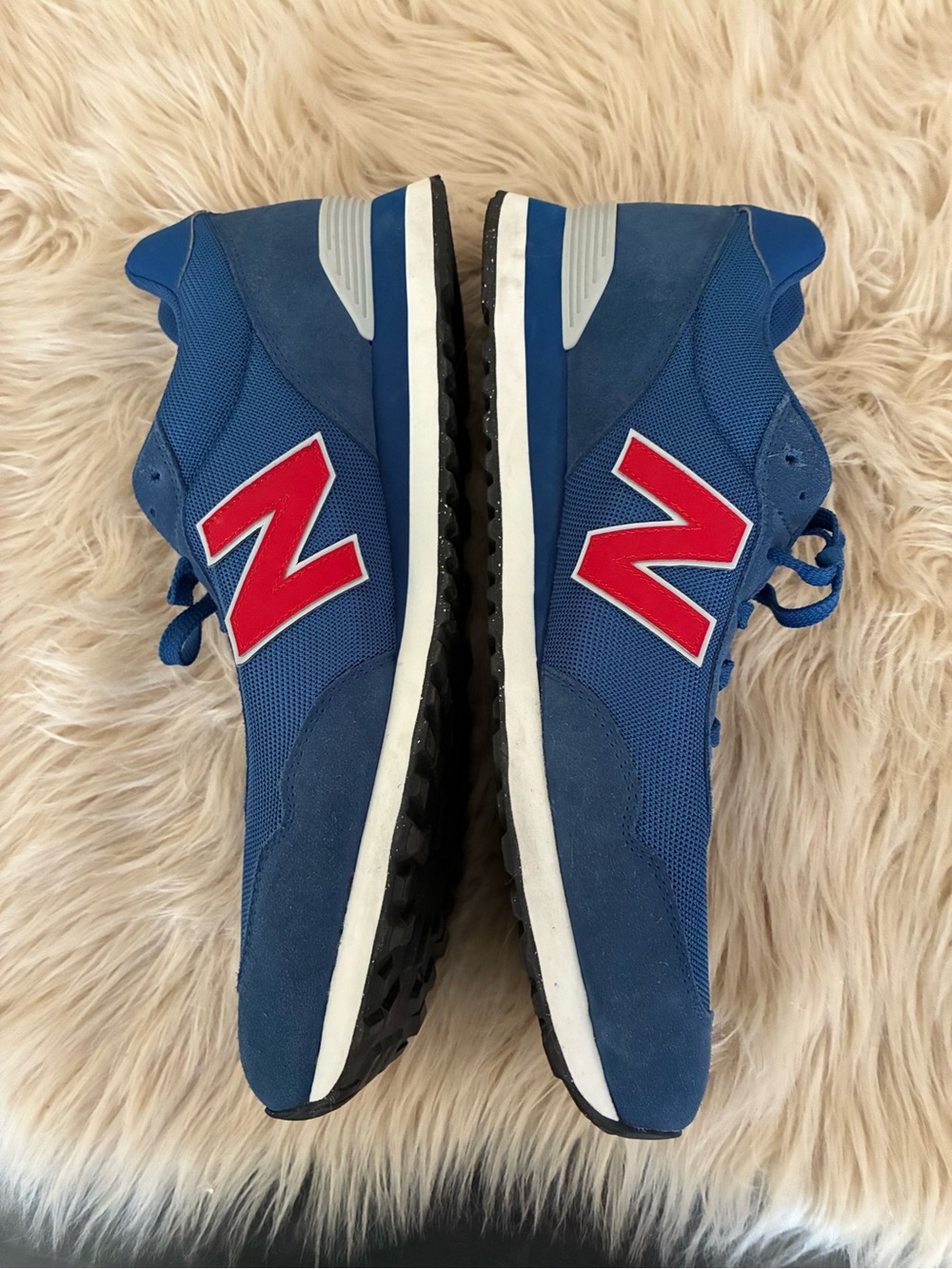 NWOT NEW BALANCE 515 in Blue/Red/White Suede/Mesh
Size 18 - Picture 7 of 10